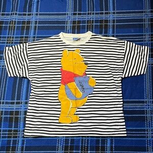 Vintage 90s Disney Winnie The Pooh Graphic Tee - Brazos Sportswear - Size L